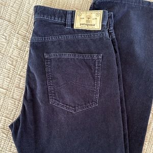 Patagonia Corduroy Navy Blue Pant 35x34